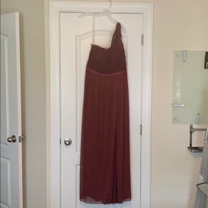 David’s bridal wine dress